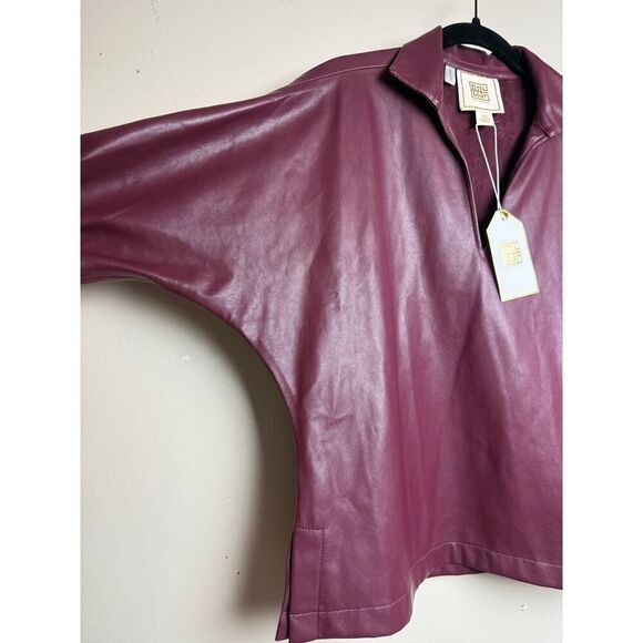 Emily McCarthy Poppy Top in Burgundy NWT Sz. XS - Picture 9 of 9